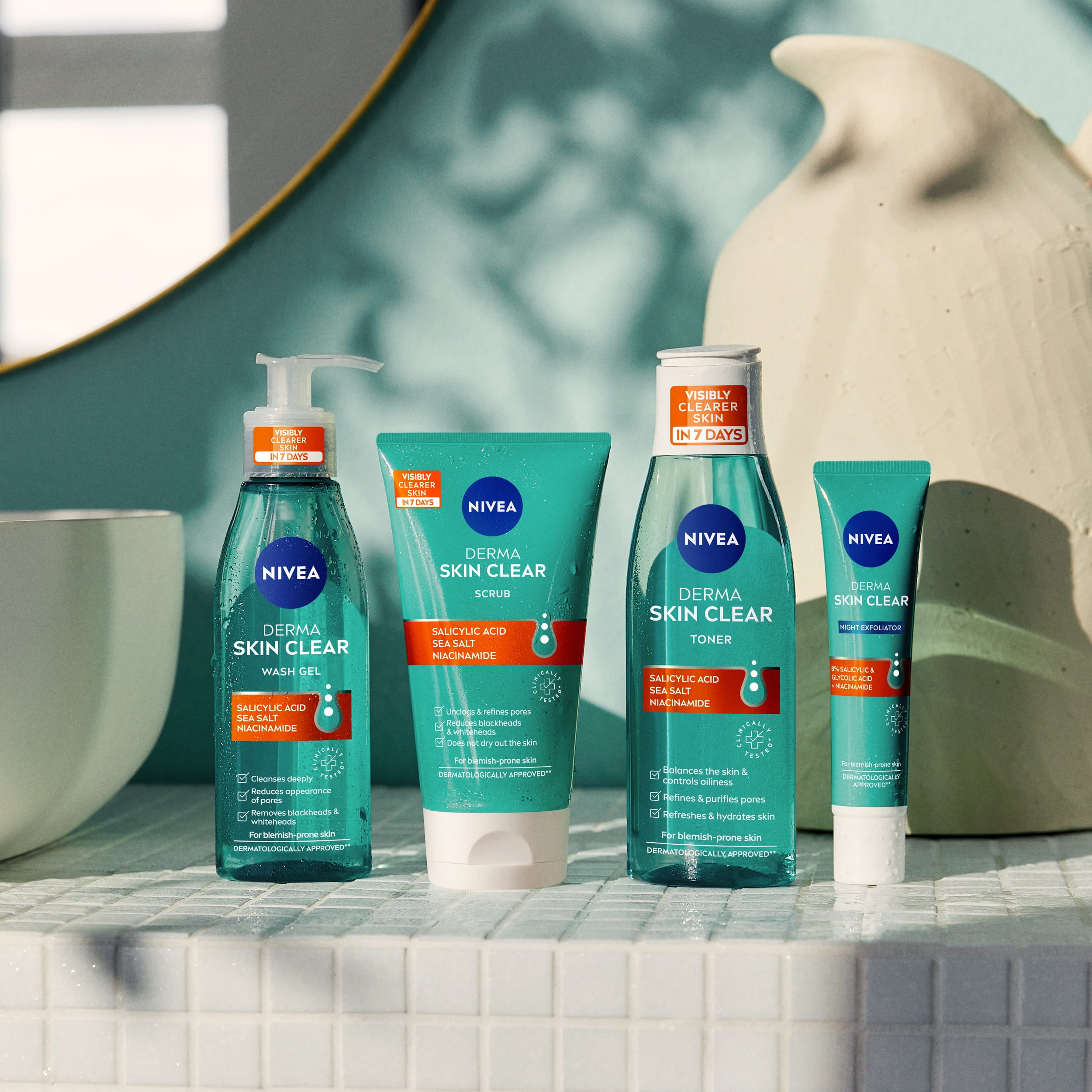 NIvea DermaSkin produktsortiment
