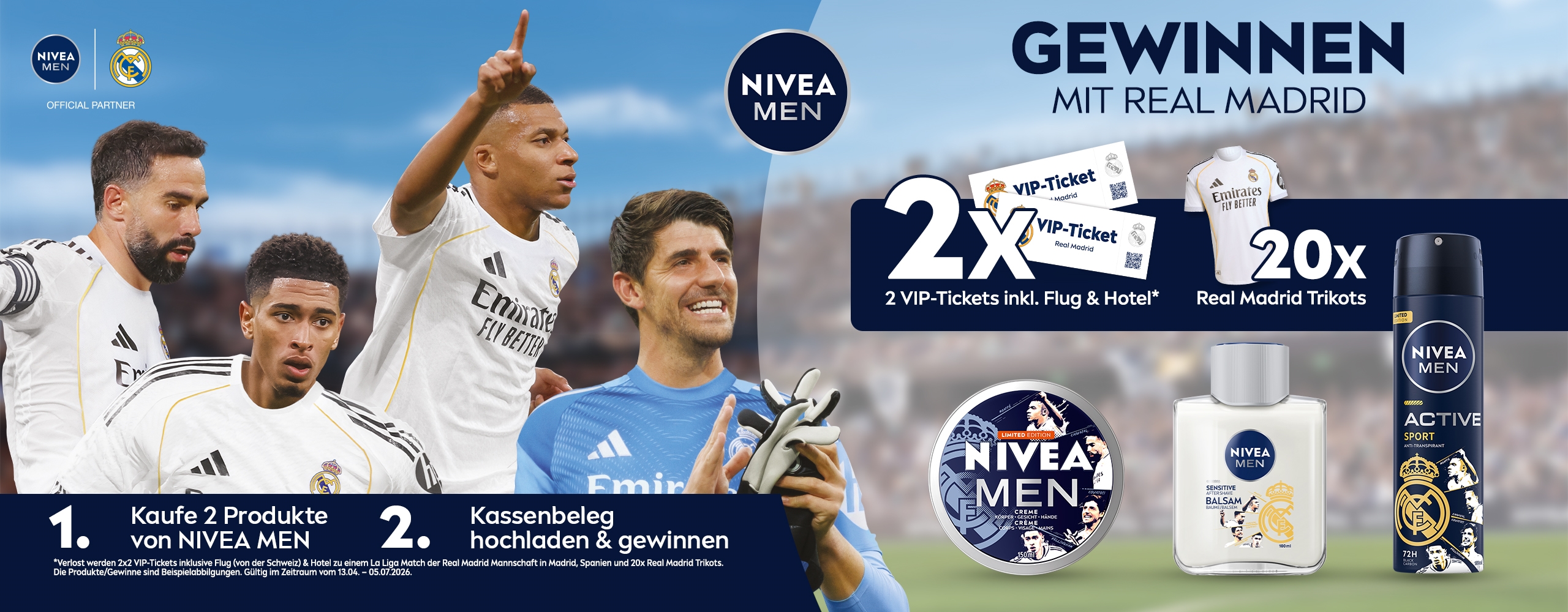 NIVEA MEN Real Madrid Gewinnspiel
