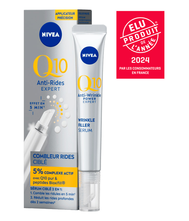 Paille Anti Rides Sérum Double Action Q10 Anti-rides Expert | NIVEA