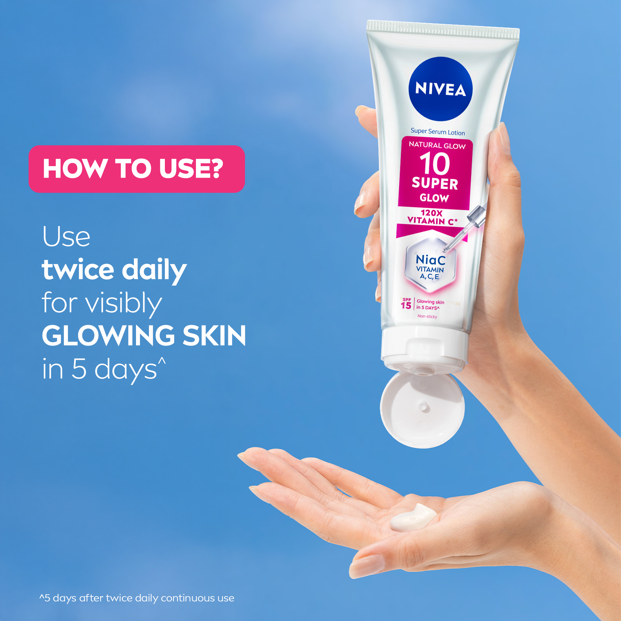 NIVEA Super 10 Glow Serum Lotion – 170 ml