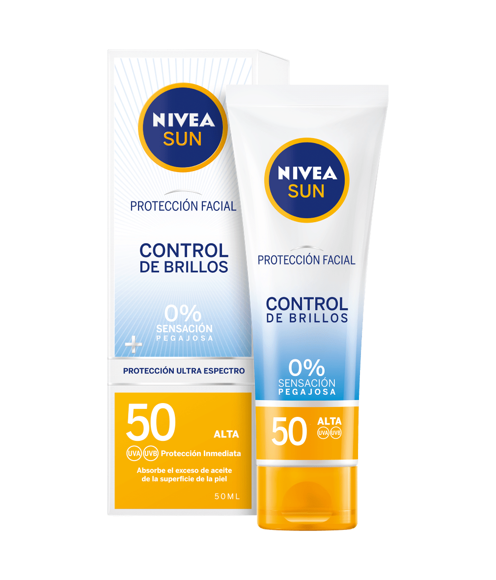 FP 50 Crema Facial Control de Brillos. Protección UV Alta NIVEA SUN
