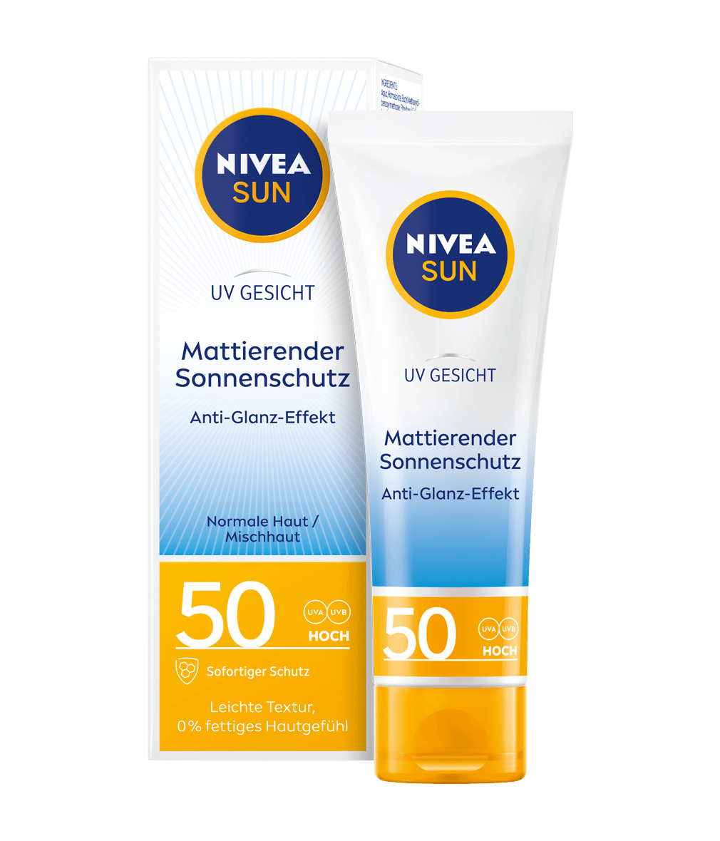 NIVEA SUN UV Gesicht Mattierender Sonnenschutz LSF 50