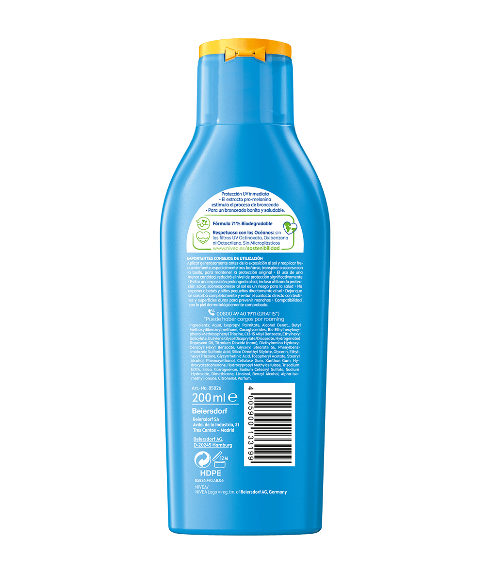 PROTEGE & BRONCEA Loción Solar FP 50 200 ml | NIVEA SUN