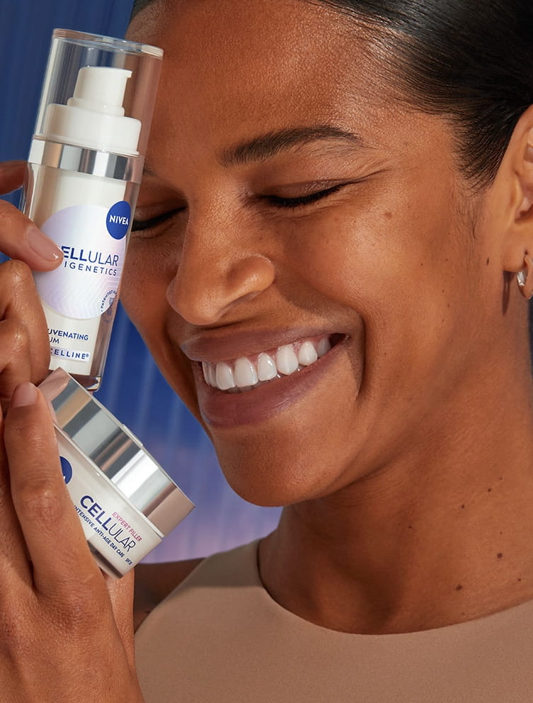 Woman using Cellular Expert Filler Intensive Anti-Age Day Cream SPF 15