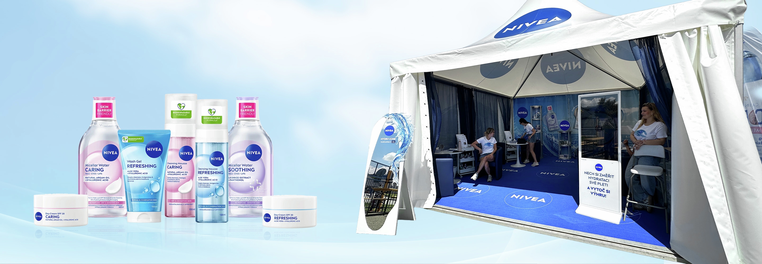 PREHLIADKA NIVEA HYDRO ZÓNY