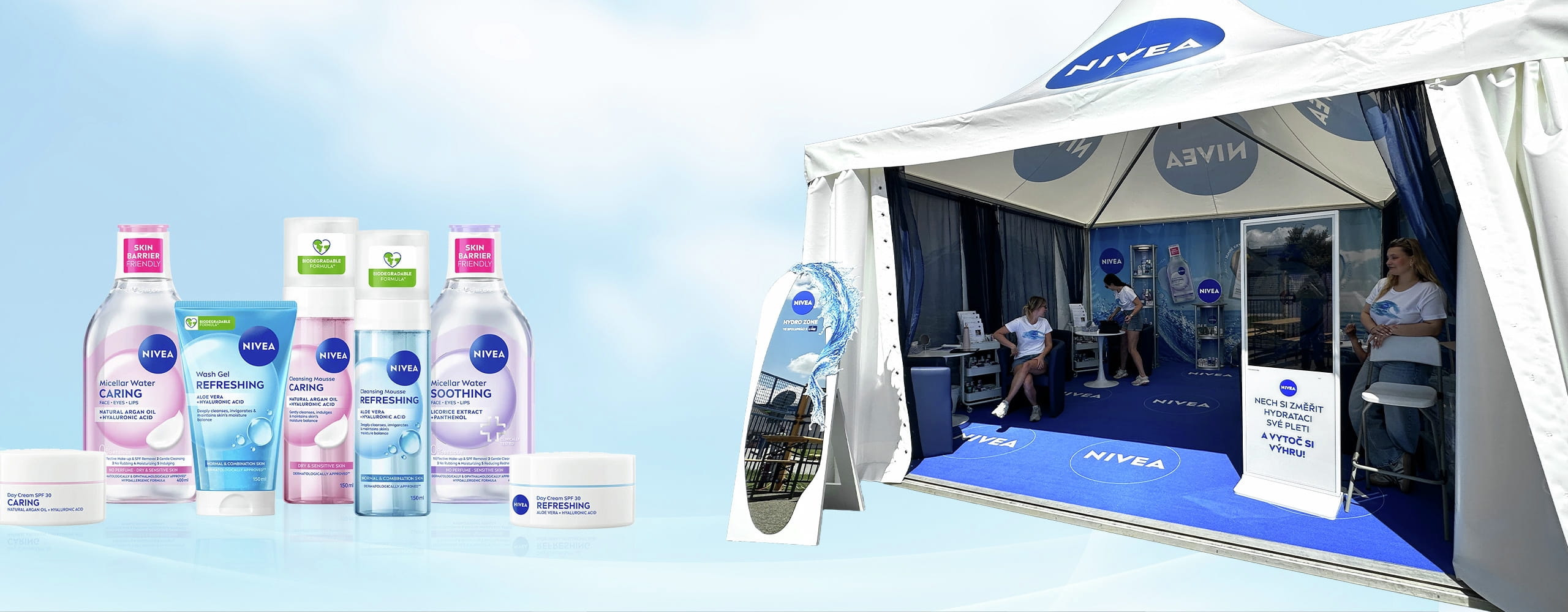 PREHLIADKA NIVEA HYDRO ZÓNY