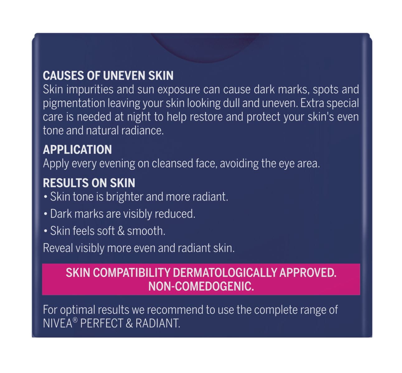 ZA_86740_NIVEA PERFECT & RADIANT EVENTONE NIGHT CREAM_BOX_BOP