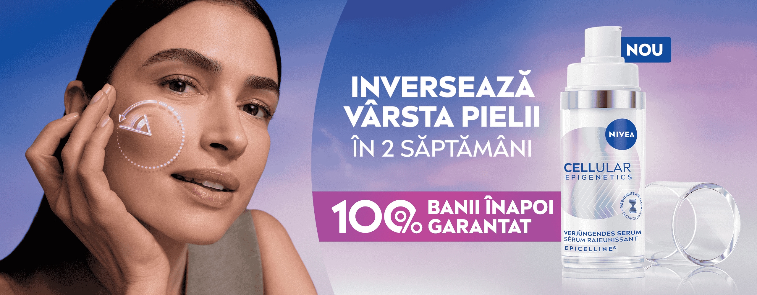 NIVEA CELLULAR EPIGENETICS – 100% SATISFACȚIE SAU BANII ÎNAPOI
