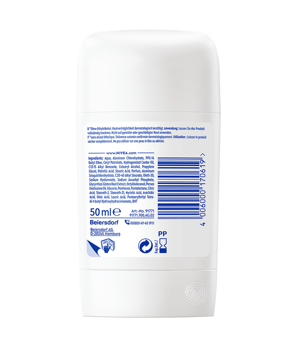 NIVEA DEO Derma Control Defend Stick Female - NIVEA Schweiz