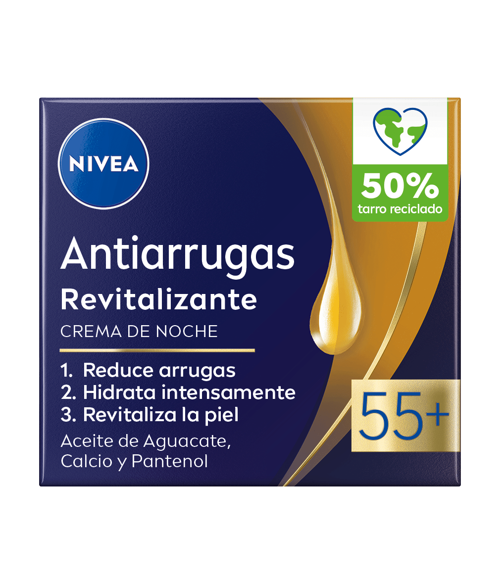 Crema de Noche Antiarrugas Revitalizante 55+ 