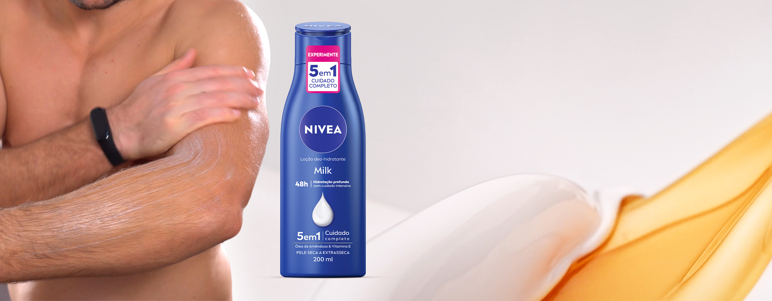 hidratante corporal nivea body milk 5 em 1