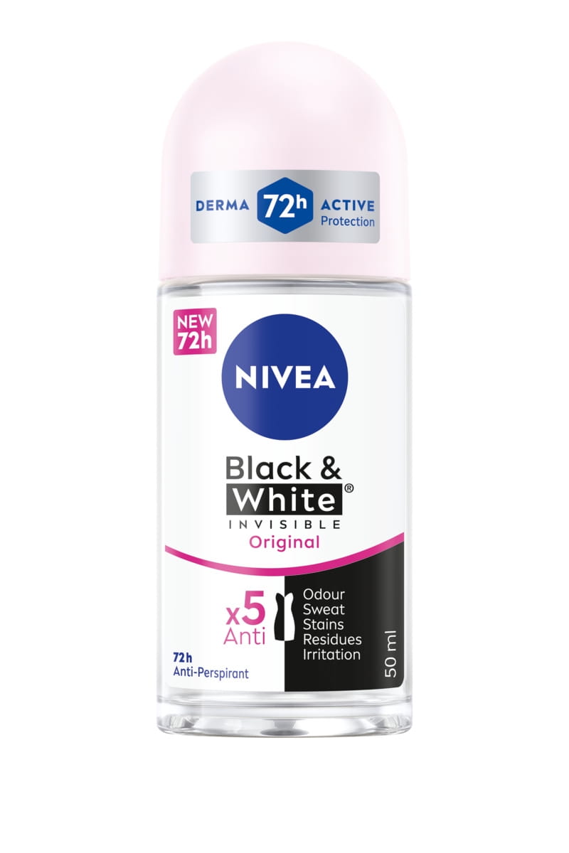 NIVEA BLACK & WHITE INVISIBLE CLEAR ROLL-ON ORIGINAL