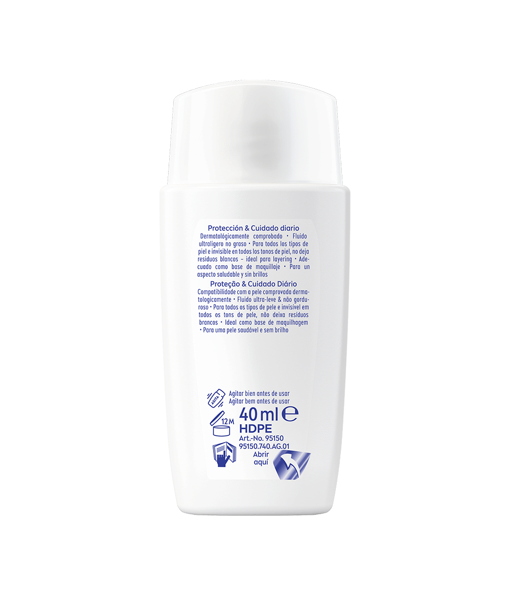 NIVEA SUN Protección Facial UV Fluido Diario Invisible