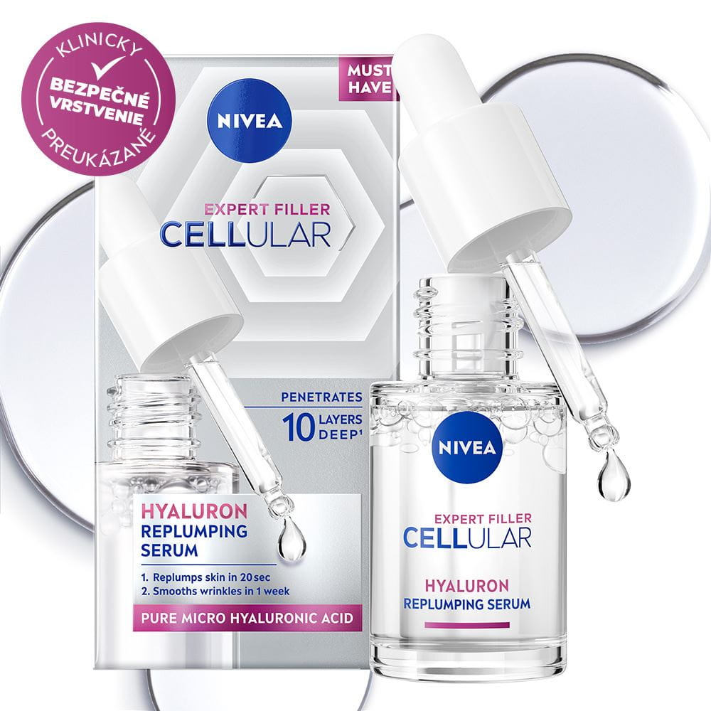 NIVEA Vypĺňajúce hyalurónové sérum Cellular Expert Filler 15 ml 
