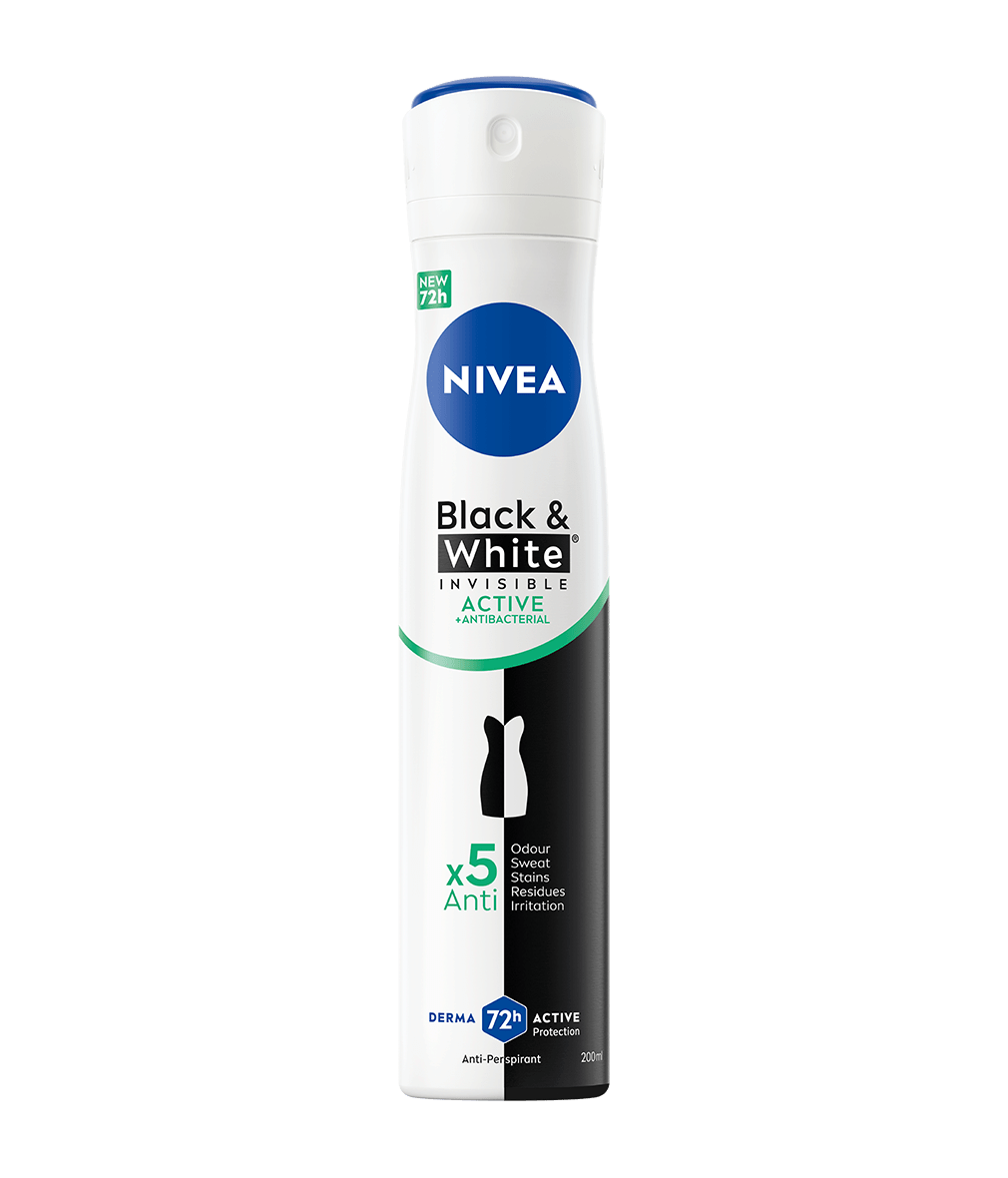 Black & White Invisible Active Spray