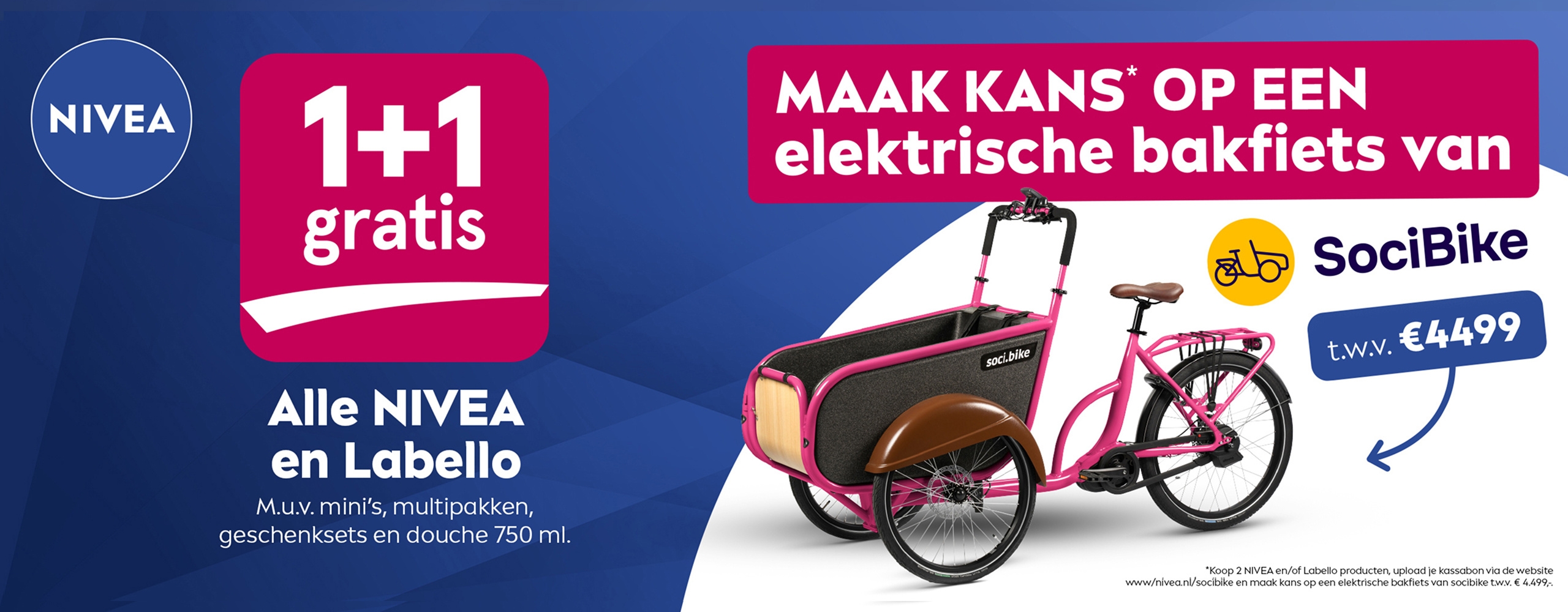 MAAK KANS OP EEN ELEKTRISCHE BAKFIETS VAN SOCIBIKE T.W.V. € 4.499