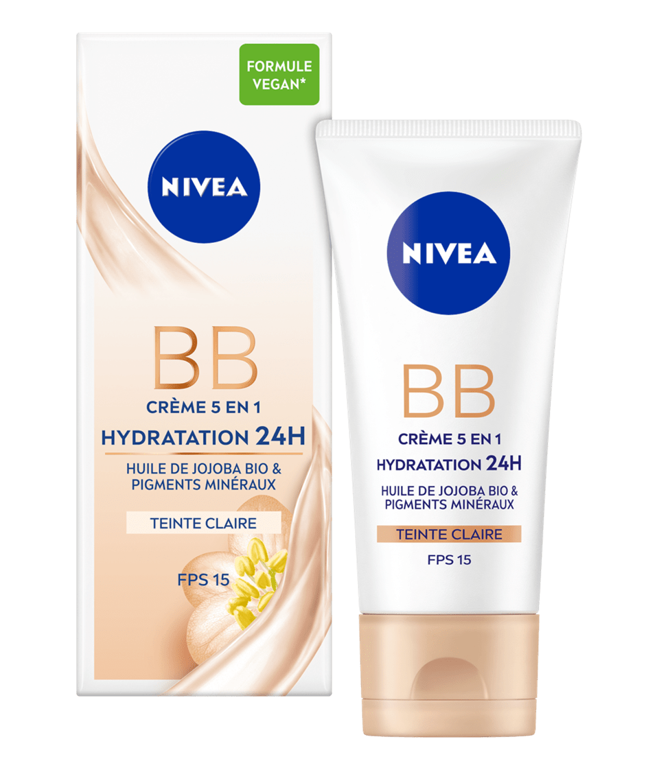 Crème Nivea 5 En 1 Hydratation 24h - à L'huile De Jojoba, Teinte Medium