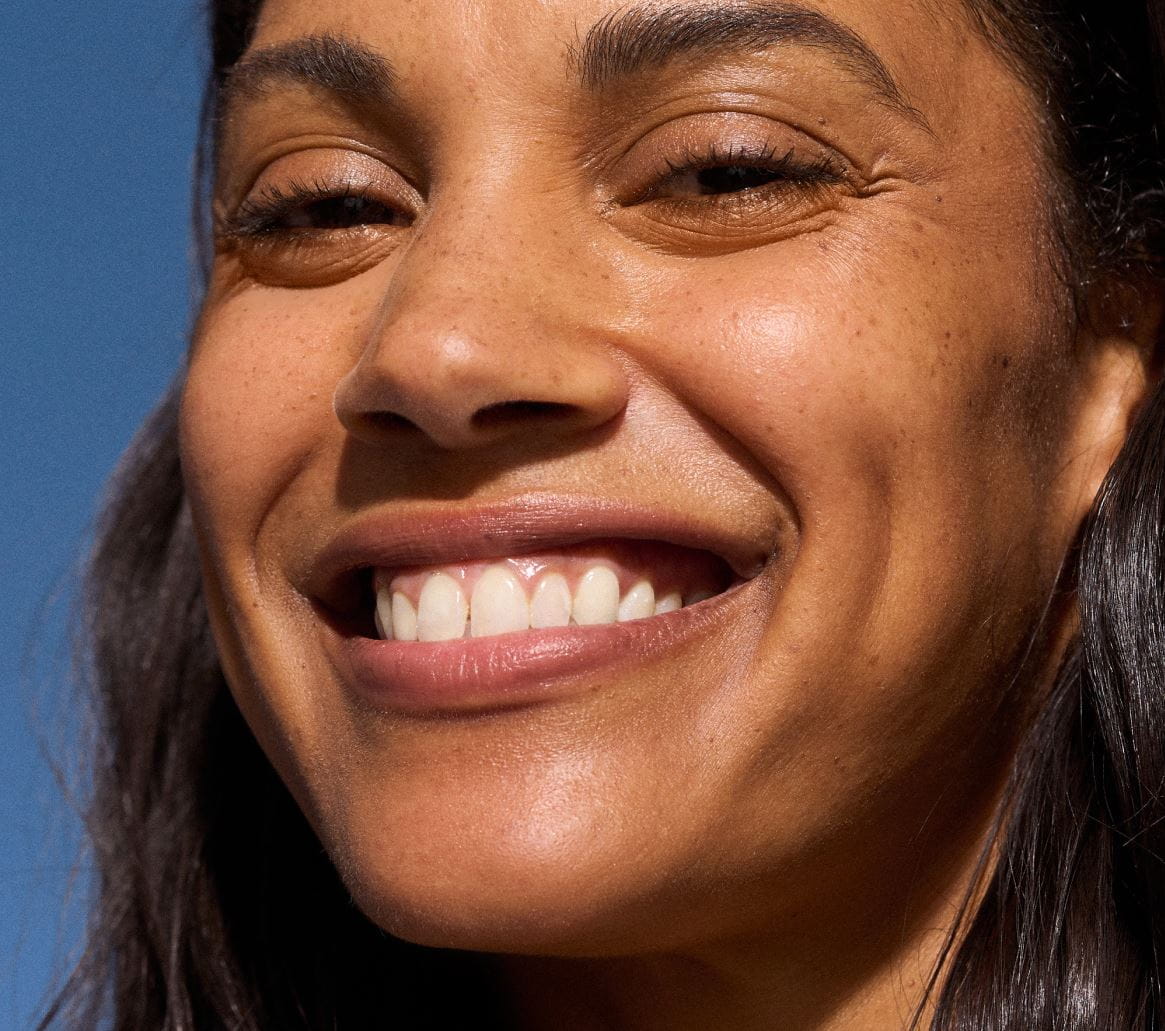 woman laughing