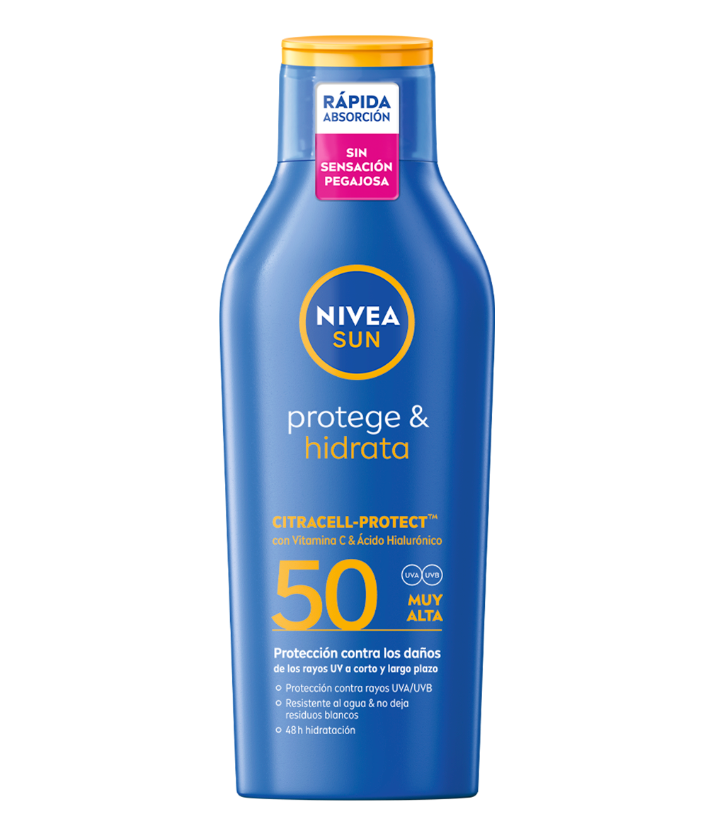 NIVEA SUN Protege & Hidrata Loción Solar SPF 50+  400 ml