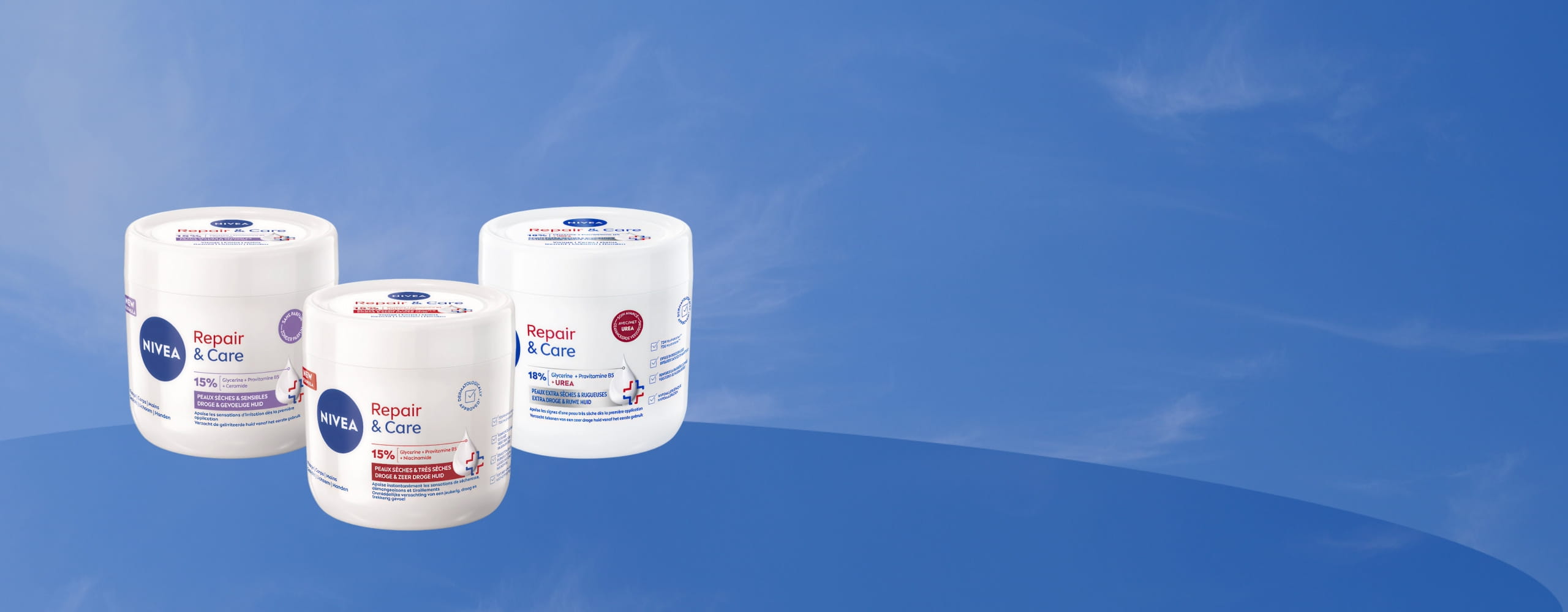 NIVEA Repair & Care, une unité d’experts dédiée à la lutte contre les agressions cutanées. 
