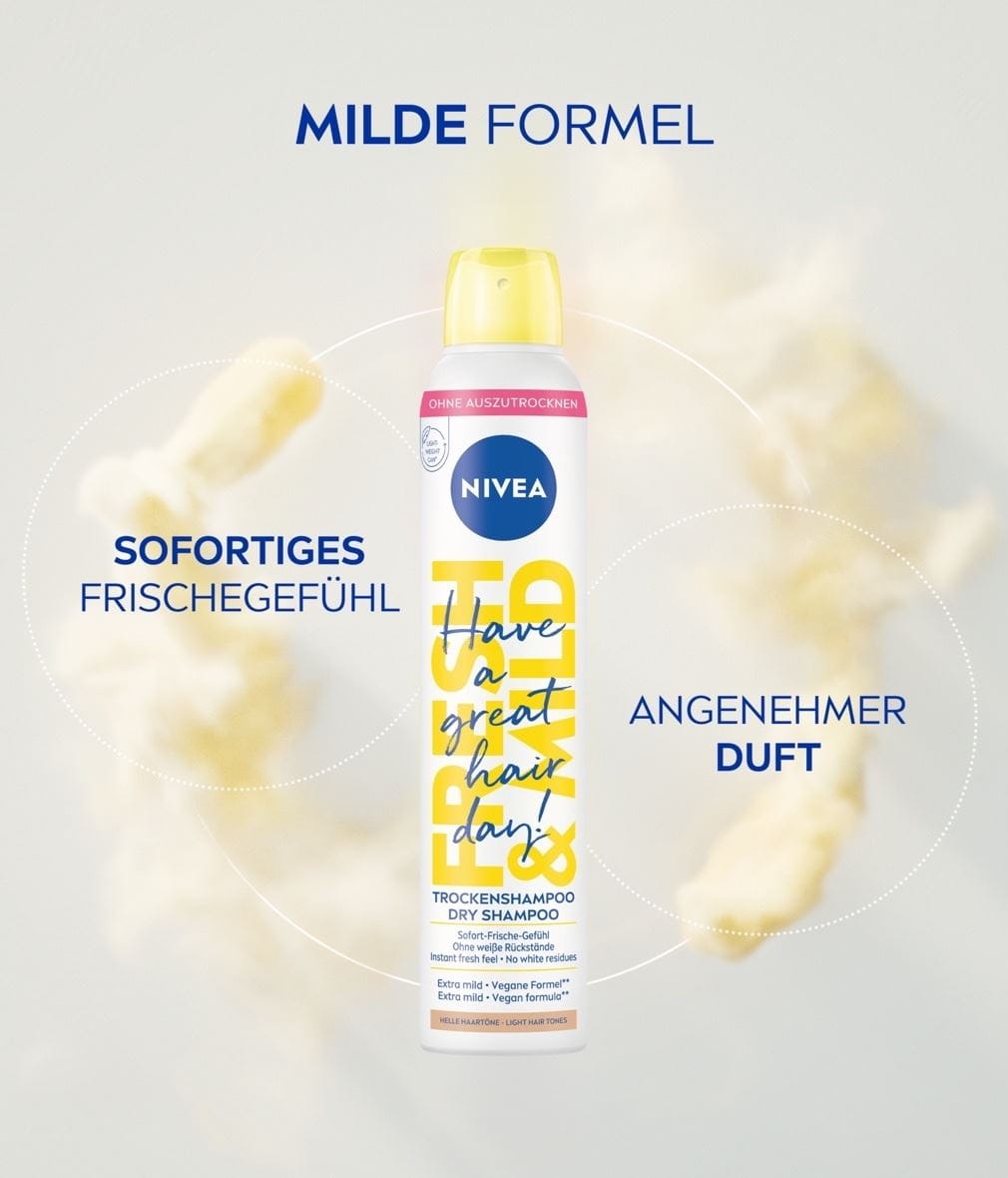 NIVEA Fresh & Mild Trockenshampoo hell Benefits