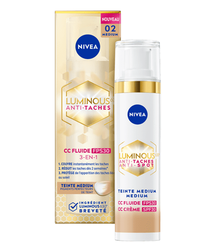 NIVEA LUMINOUS 630 SOIN DE NUIT VISAGE ANTI-TACHES ANTI-SPOT UNIFICATEUR DE TEINT 50ML