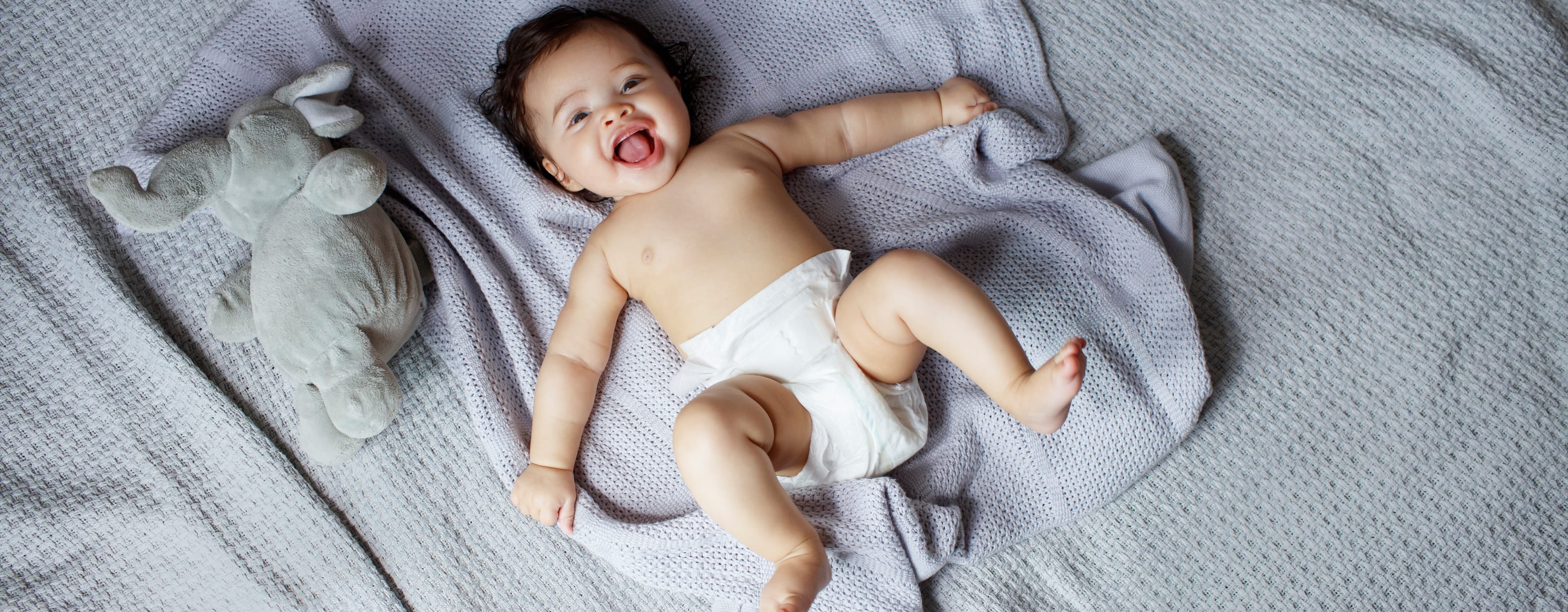 lächelndes Baby