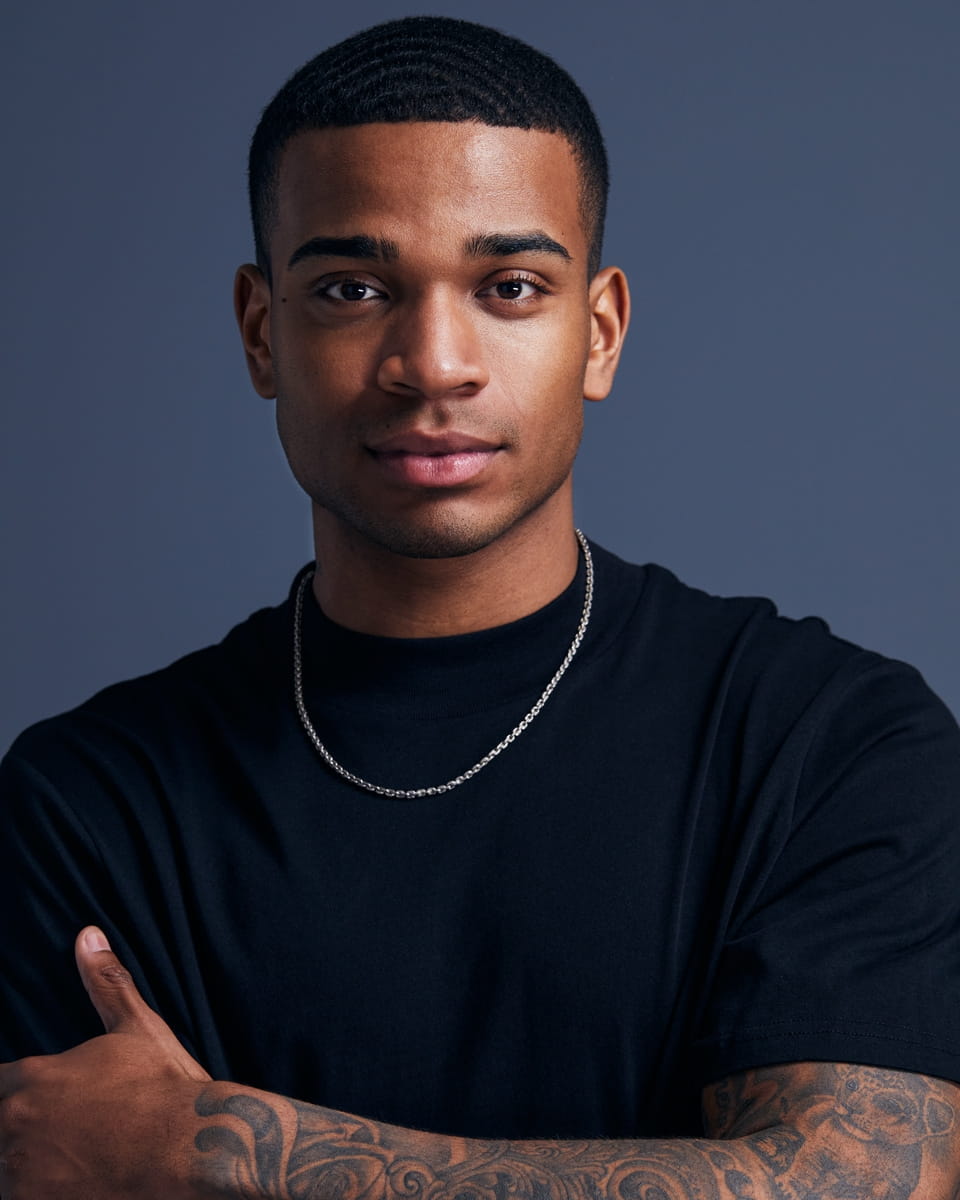 man holding a Nivea face cream