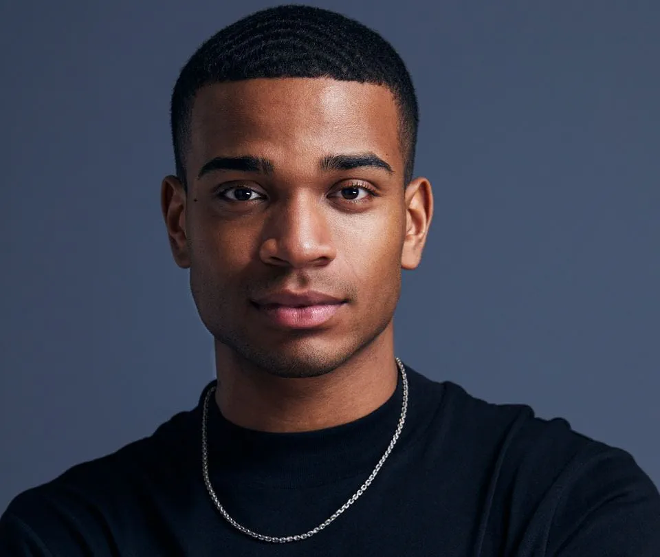 man holding a Nivea face cream