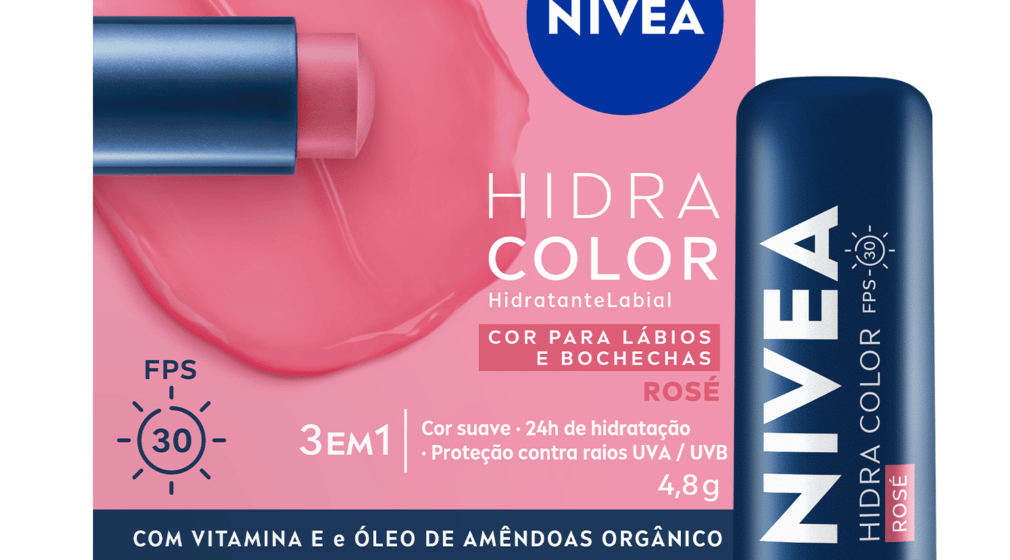 Niveo Color Hidratante Labial Hidra Color Rosé | NIVEA