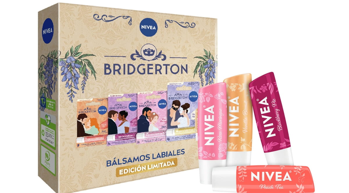 NIVEA Packs Bálsamos Labiales Bridgerton
