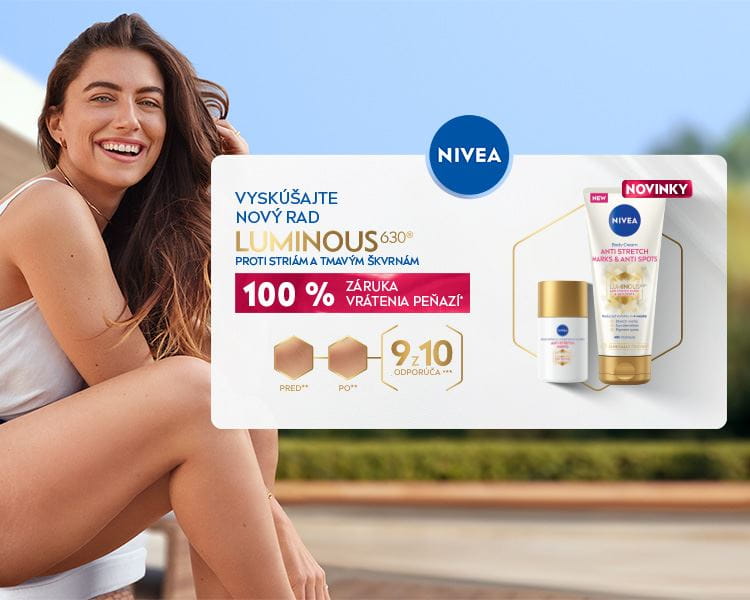 NIVEA Luminous záruka vrátenia peňazí