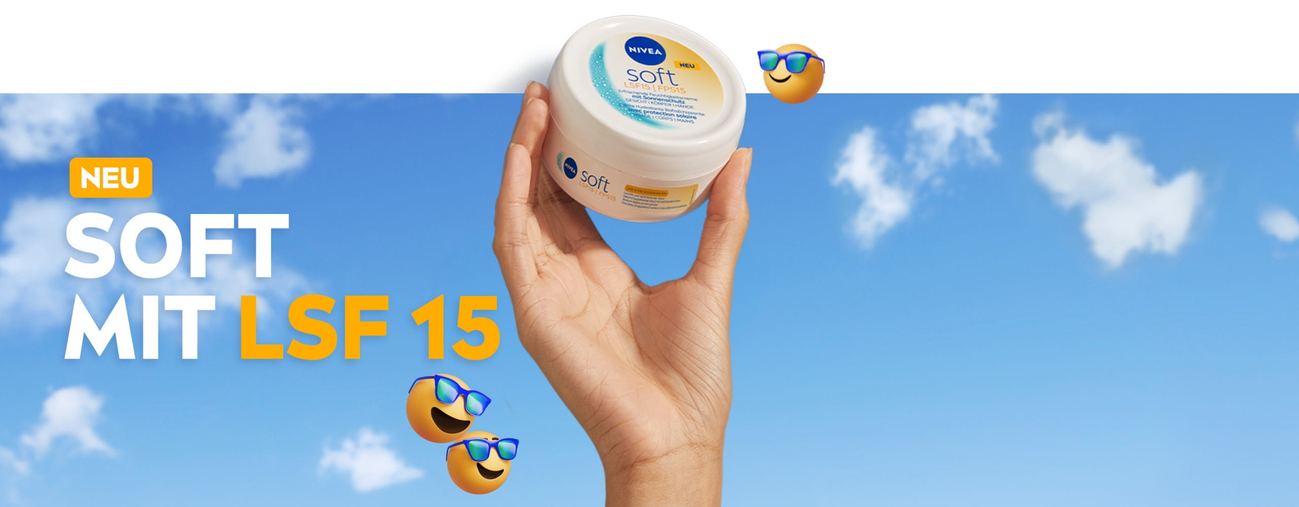 NIVEA Soft mit LSF 15