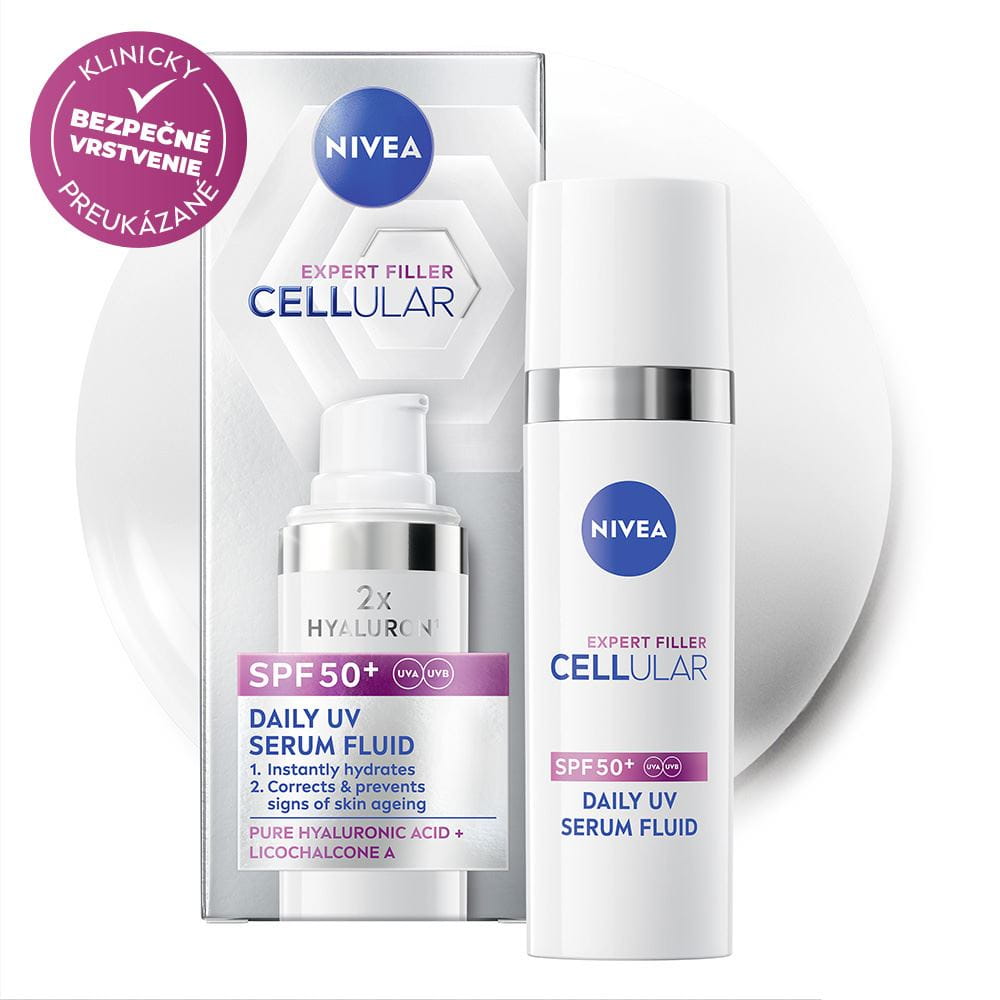  NIVEA Denné UV Sérum Fluid Cellular Filler SPF 50+