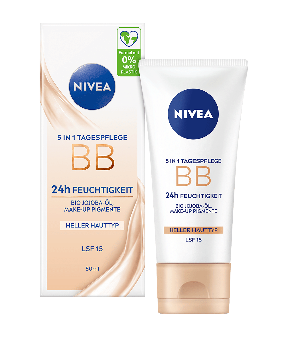 NIVEA 5 in1 Tagespflege BB Cream heller Hauttyp LSF 15 50 ml