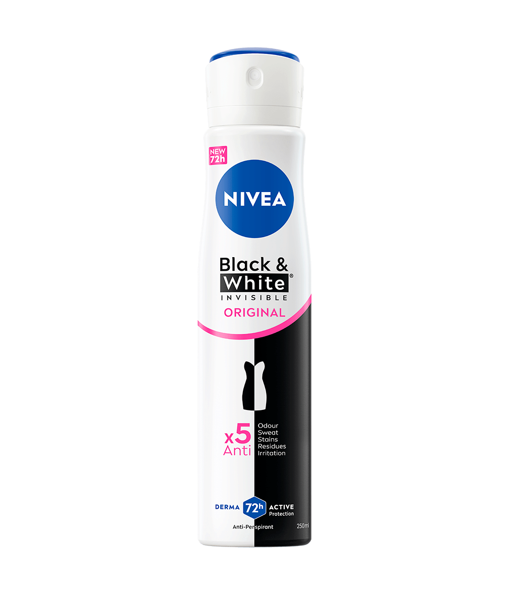 NIVEA Black & White Invisible Original Spray 250 ml