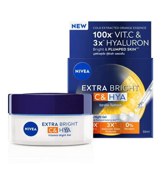 Nivea เอ็กซ์ตร้า ไบรท์ ซี แอนด์ ไฮยา วิตามิน ไนท์ เจล