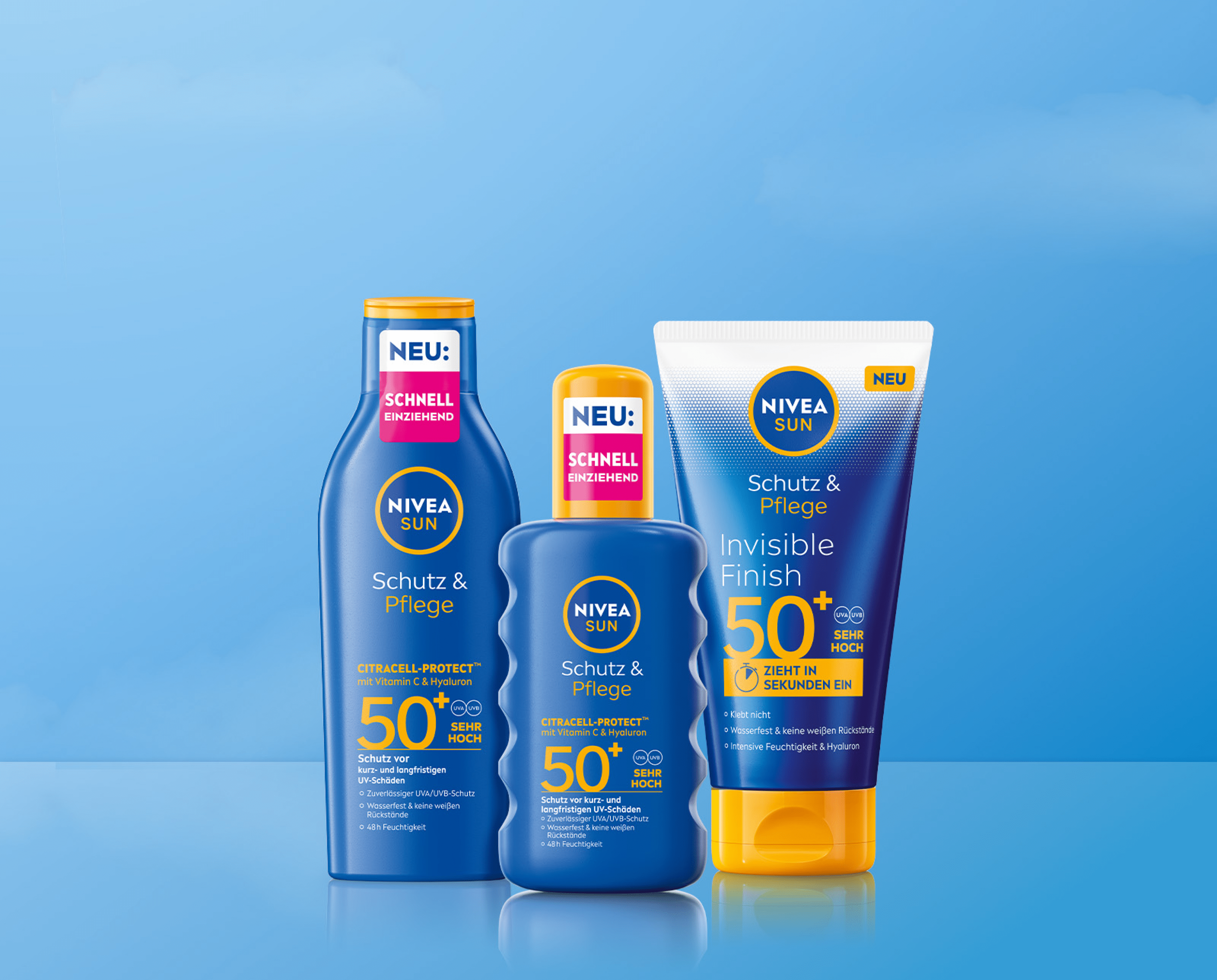 Neue NIVEA SUN Schutz & Pflege Produkte – 1.000 NIVEA Botschafter*innen haben die Produkte getestet.
