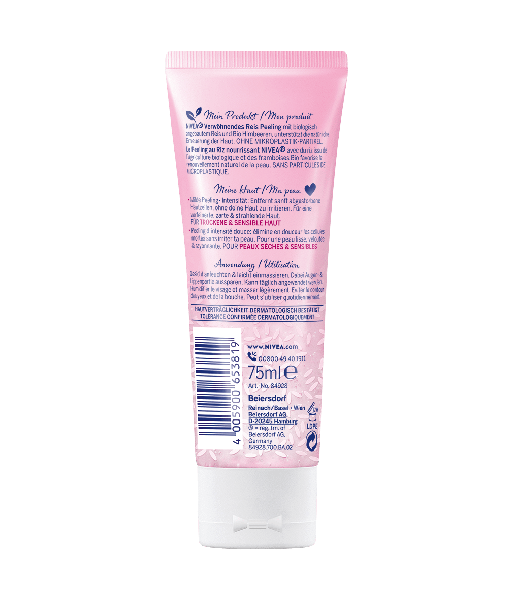 NIVEA Reispeeling Bio Himbeere 75 ml