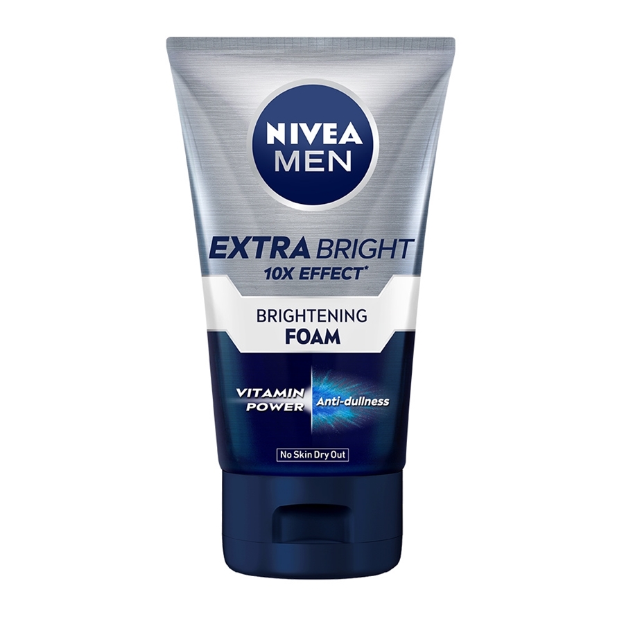Nivea Men Extra Bright 10X Anti Dark Spots Foam 100g