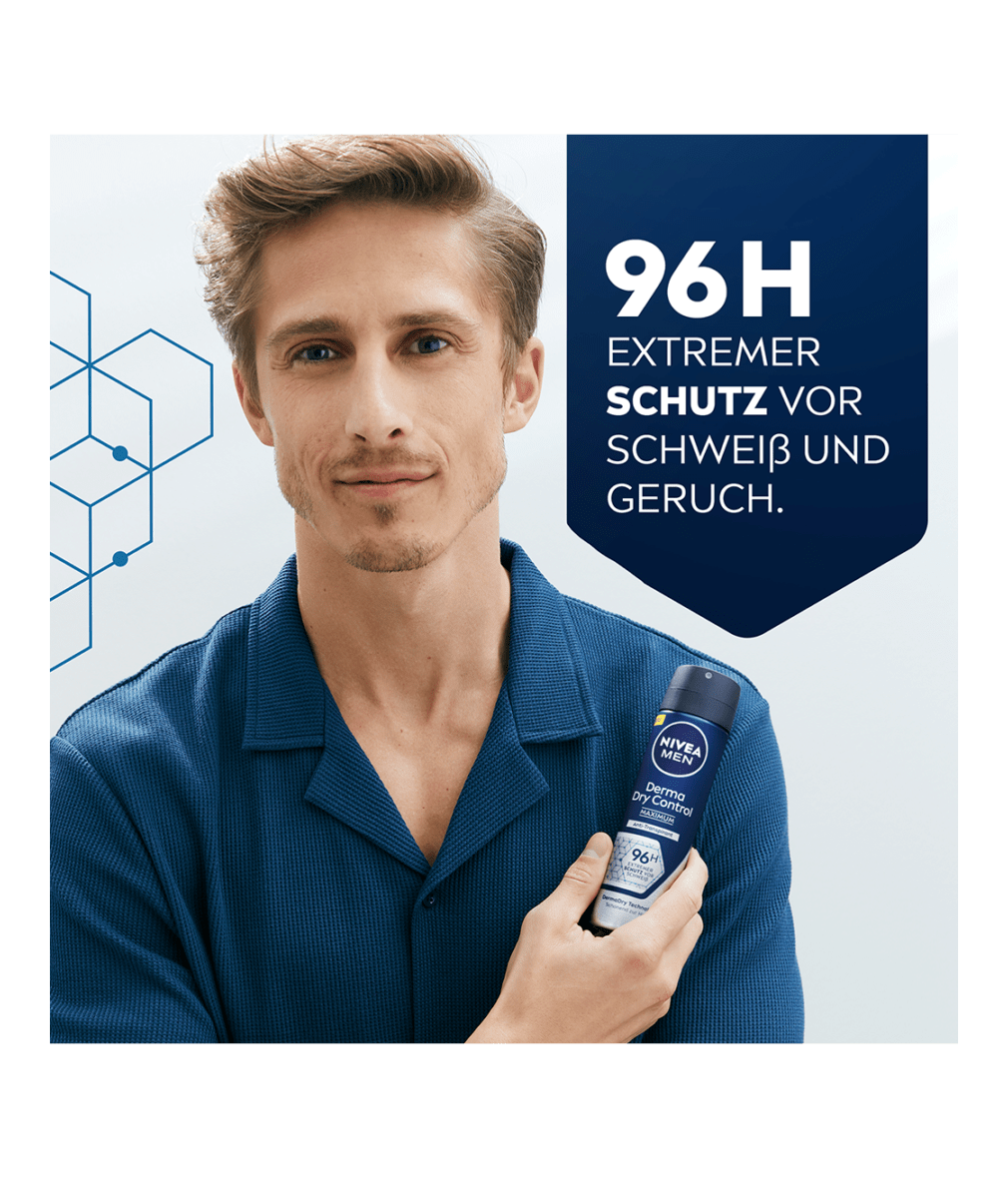 NIVEA MEN DERMADRY CONTROL SPRAY PRODUKTANWENDUNG