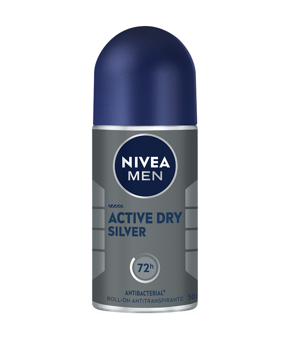 Roll- On Antitranspirante para–Hombre Silver Protect 50 ml - NIVEA MEN®