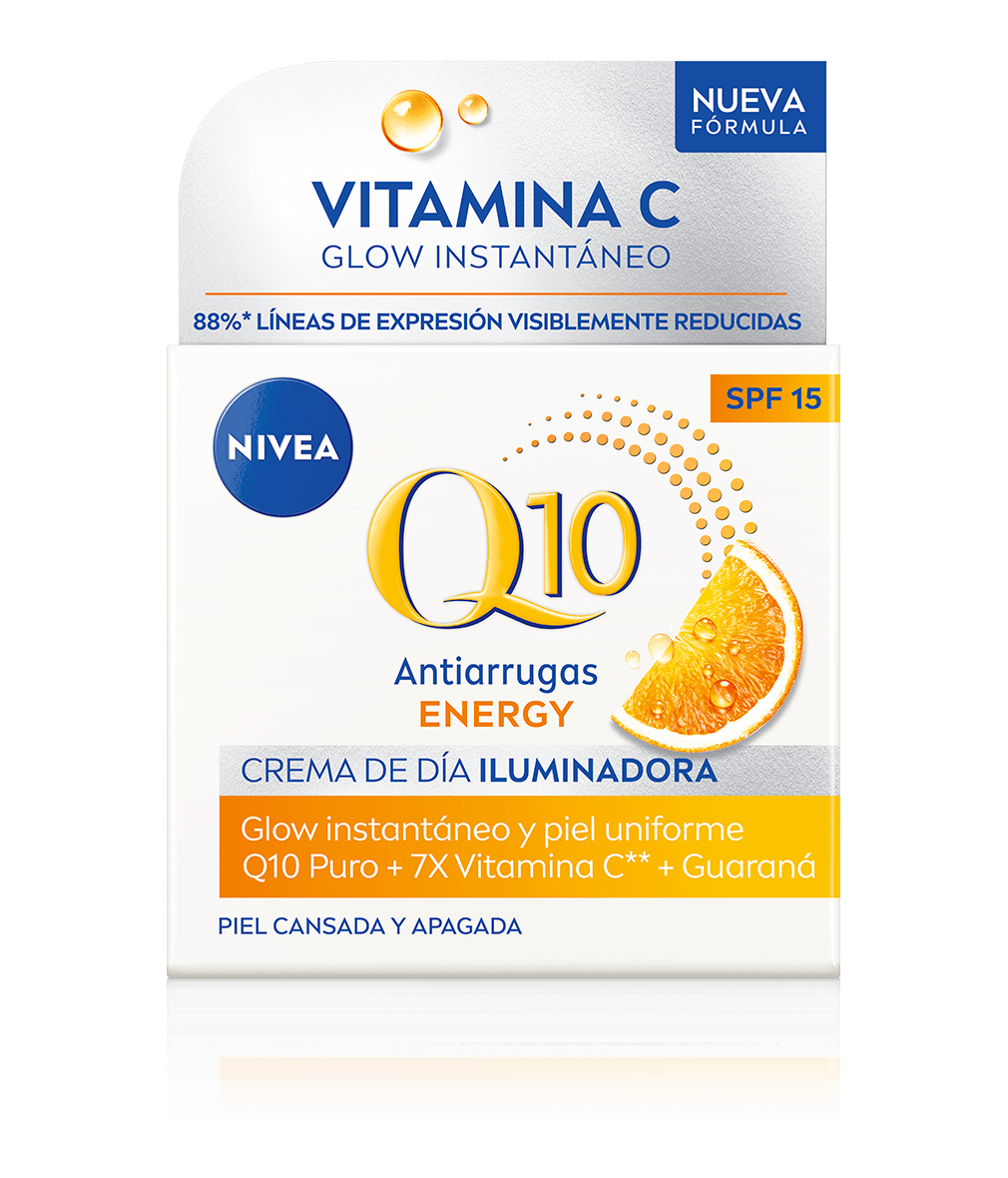 NIVEA Q10 Antiarrugas Energy Crema de Día Iluminadora SPF15