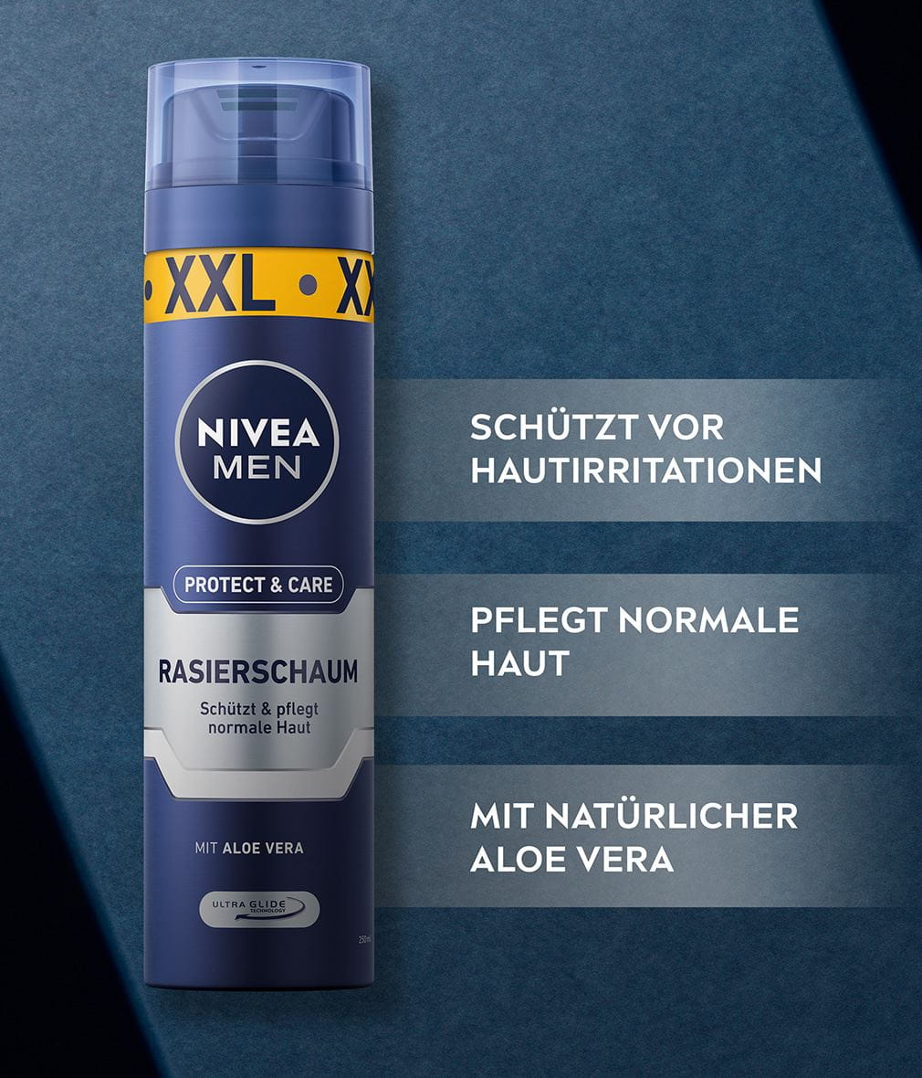 NIVEA MEN PROTECT AND CARE RASIERSCHAUM BENEFITS