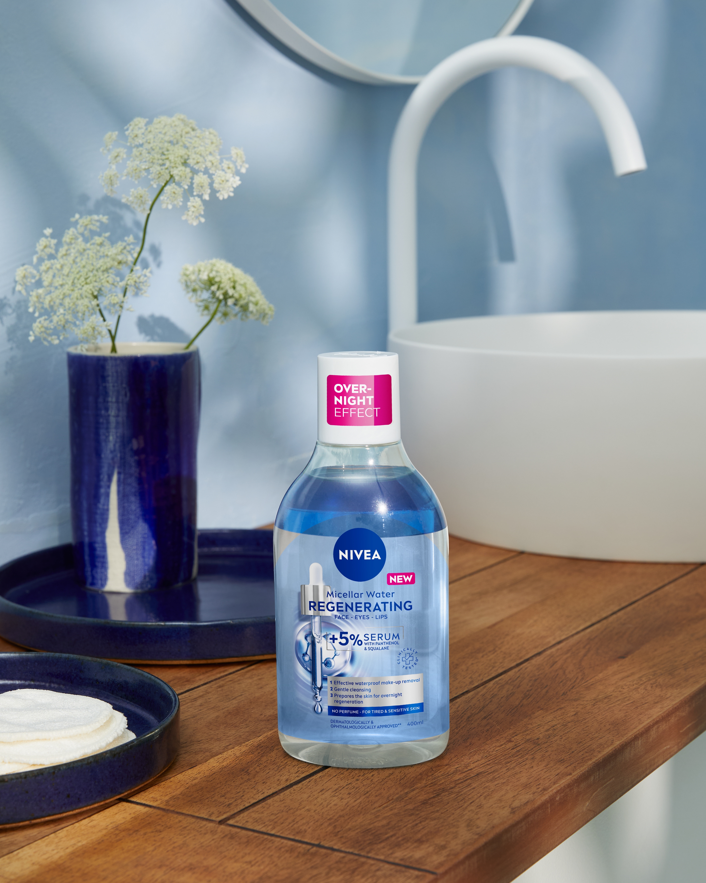 NIVEA Micellar Water Regenerating + 5% Serum med Panthenol & Squalane