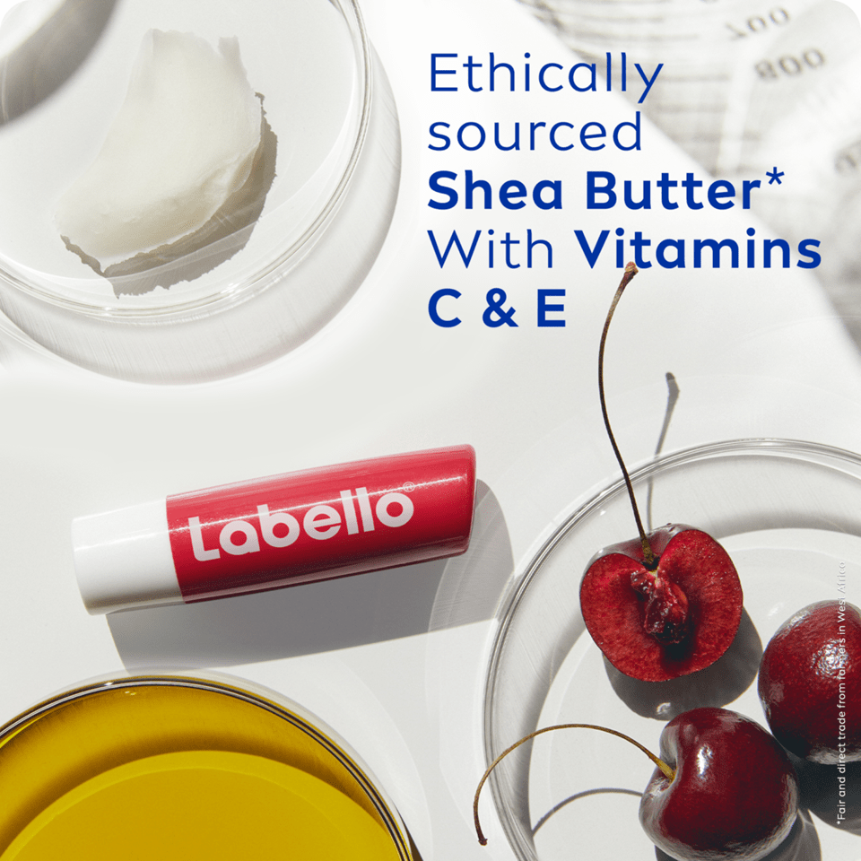 CHERRY Lip Balm: Shine with Labello