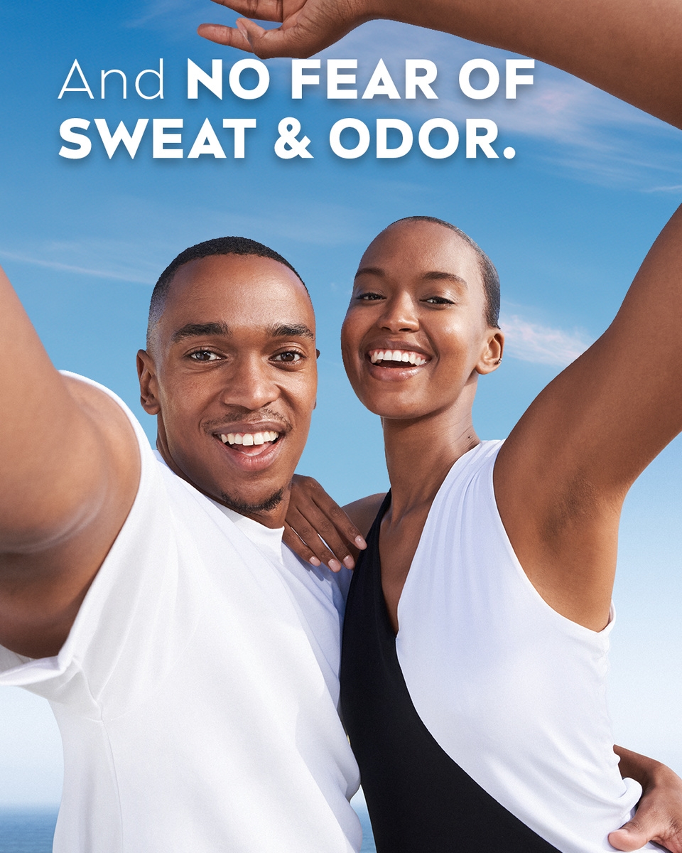 NIVEA Black & White - no fear of sweat and odour