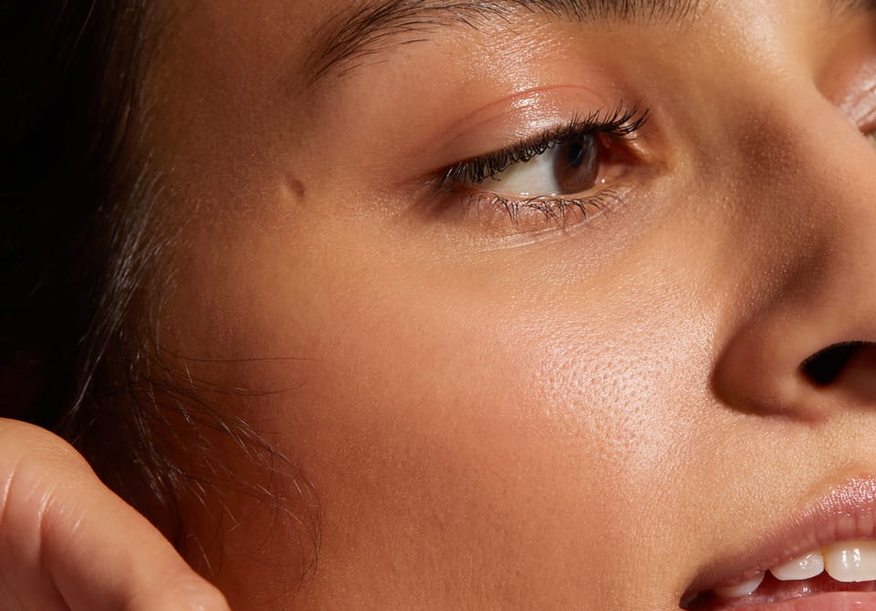 Young woman with clean skin