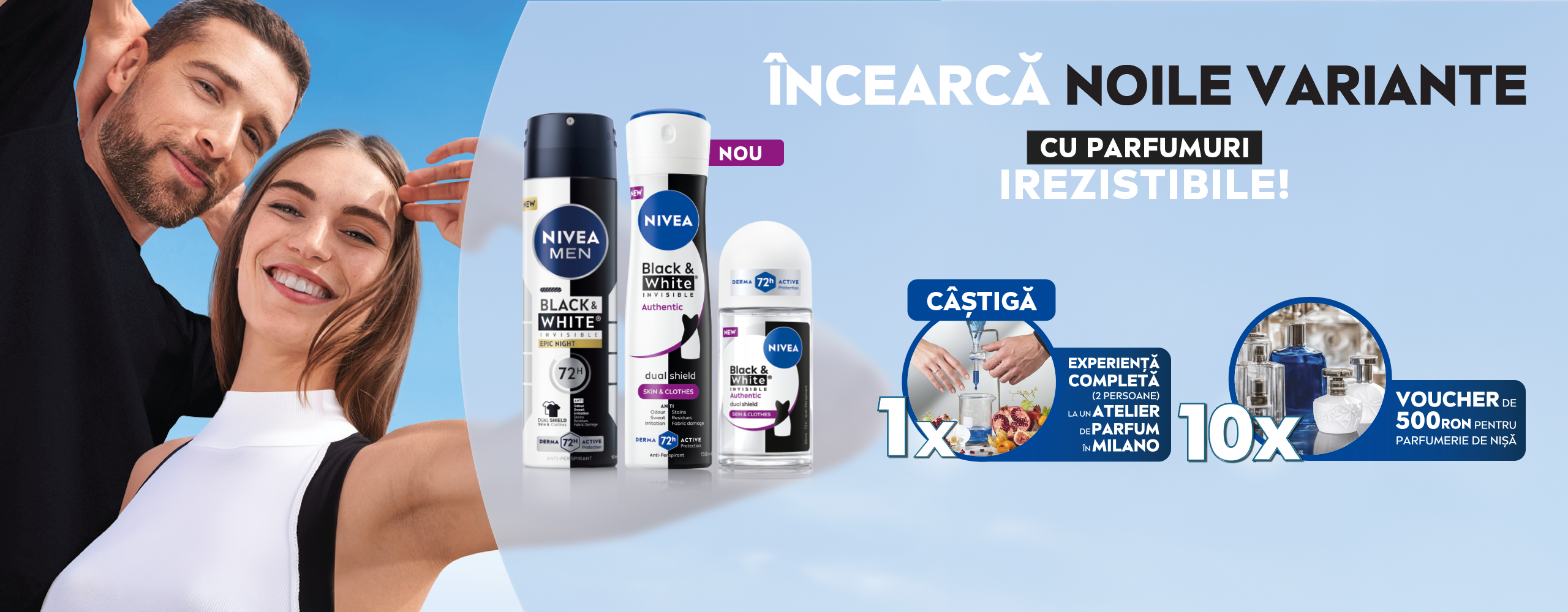 Câștigă cu NIVEA BLACK & WHITE