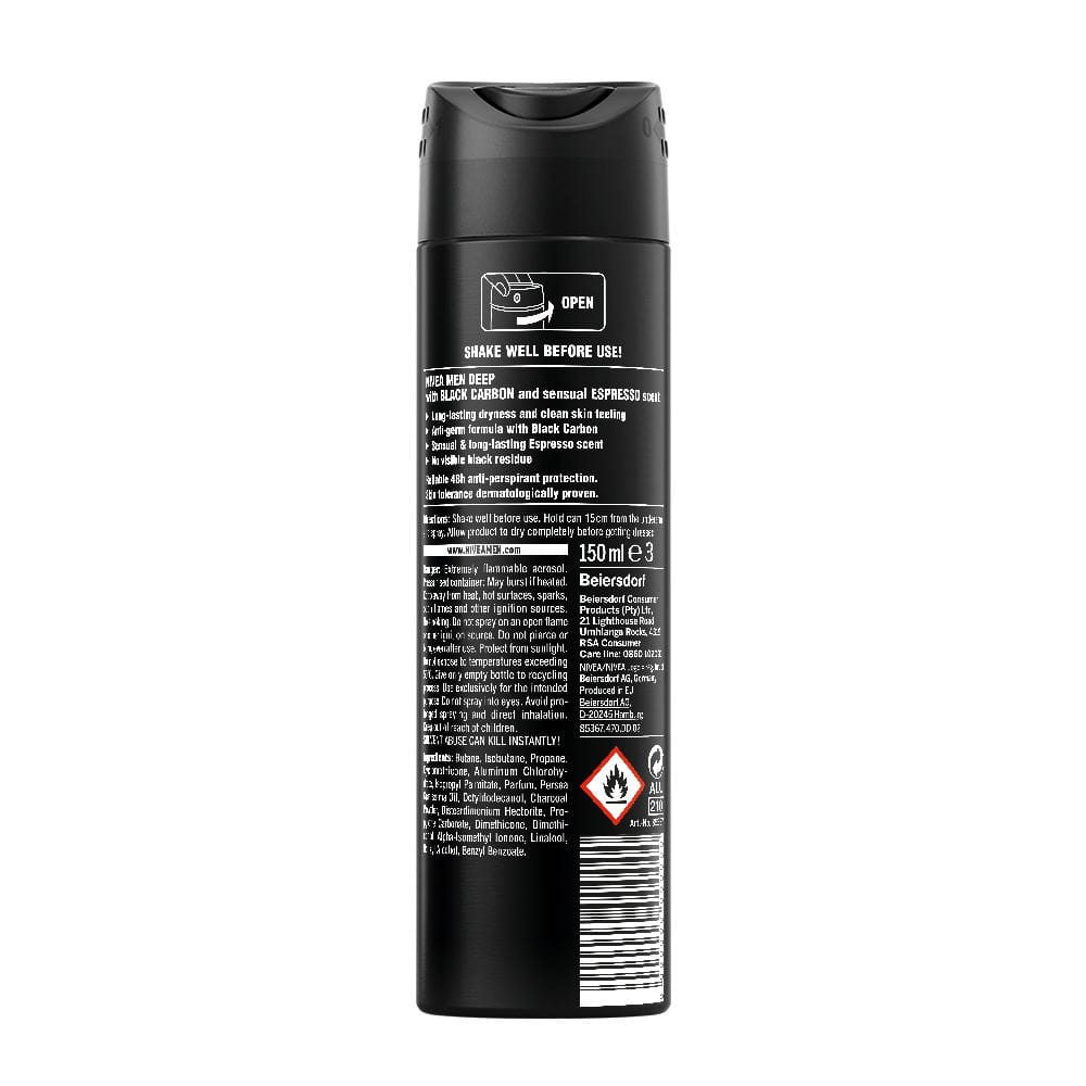 ZA 85367 NIVEA MEN Deep Espresso Aerosol 150ml_BOP_1000x1000